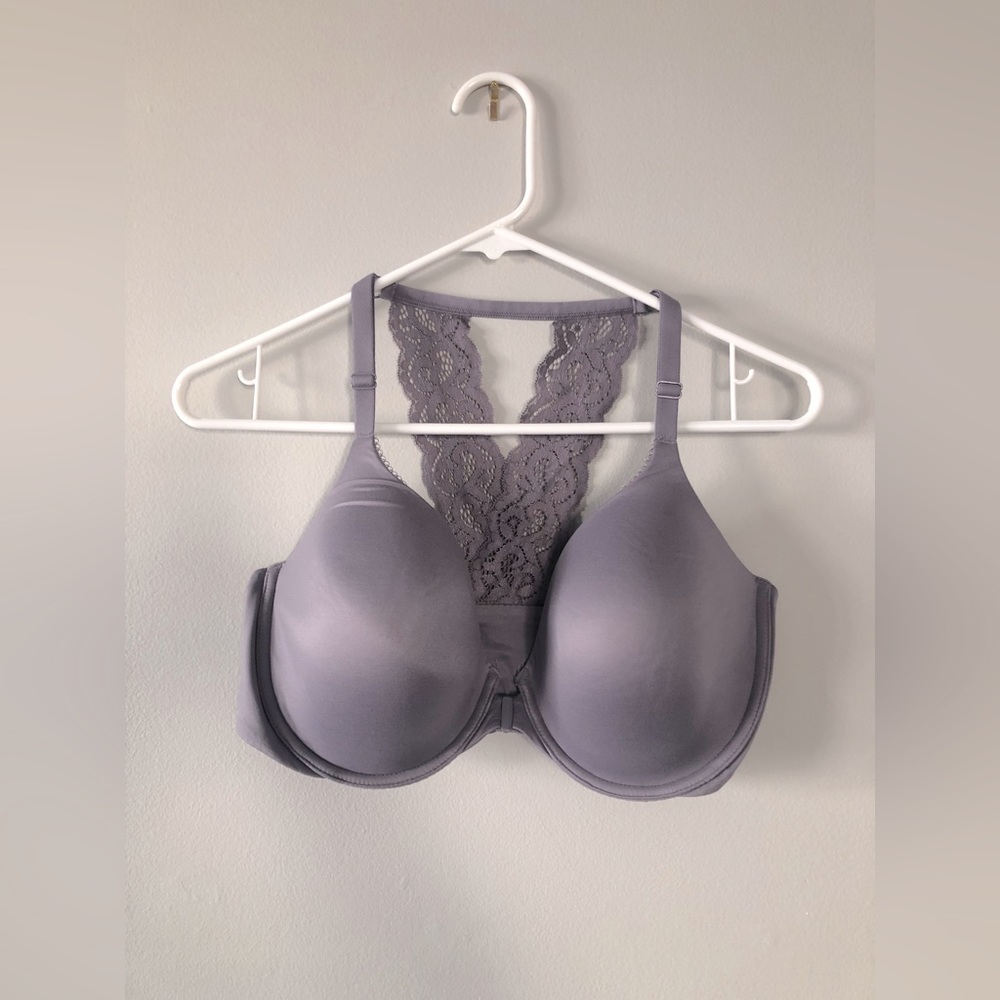 Victoria's Secret Purple Lace Racerback Bra